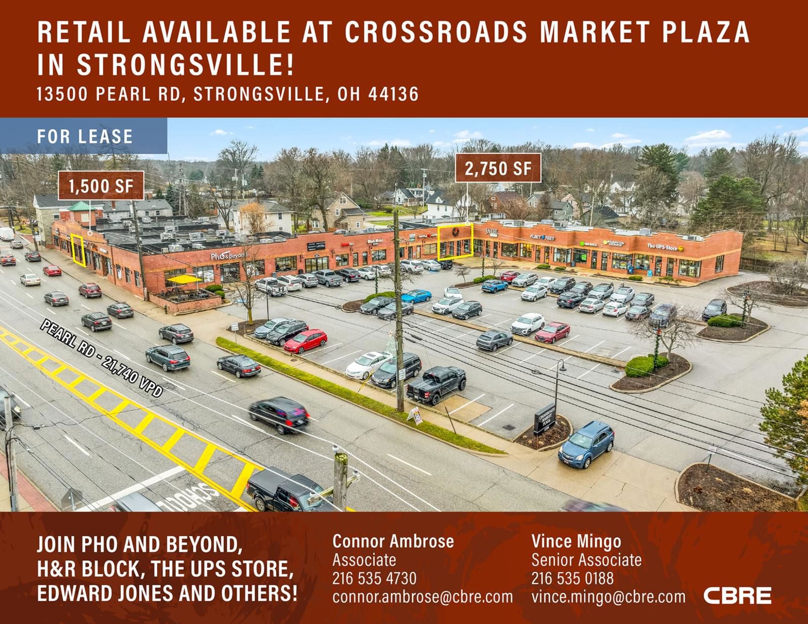 Retail Available at Crossroads Market Plaza! 13500 Pearl Road - Image 1
