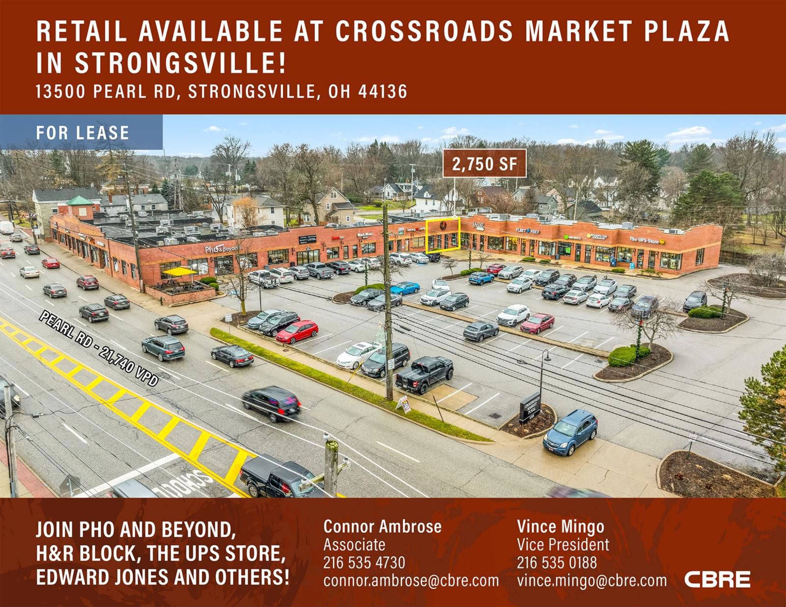 Retail Available at Crossroads Market Plaza! 13500 Pearl Road - Image 1