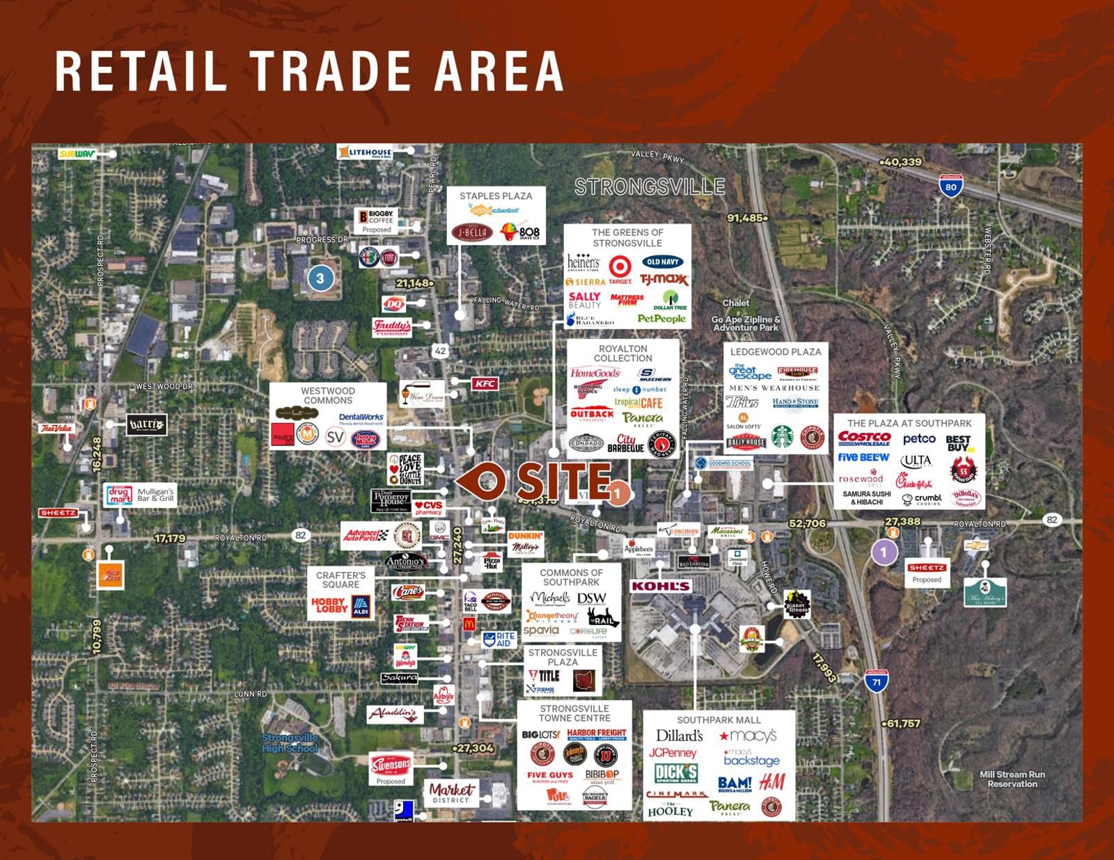 Retail Available at Crossroads Market Plaza! 13500 Pearl Road - Image 4