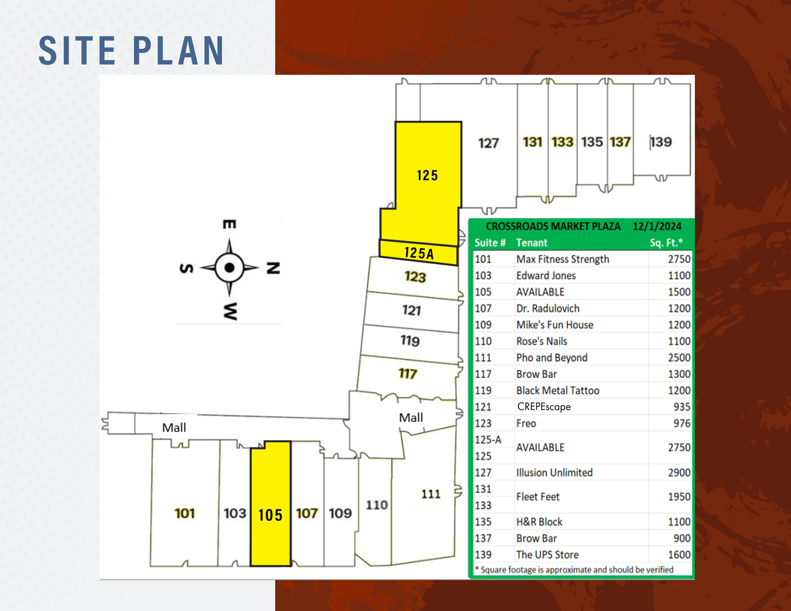 Retail Available at Crossroads Market Plaza! 13500 Pearl Road - Image 1