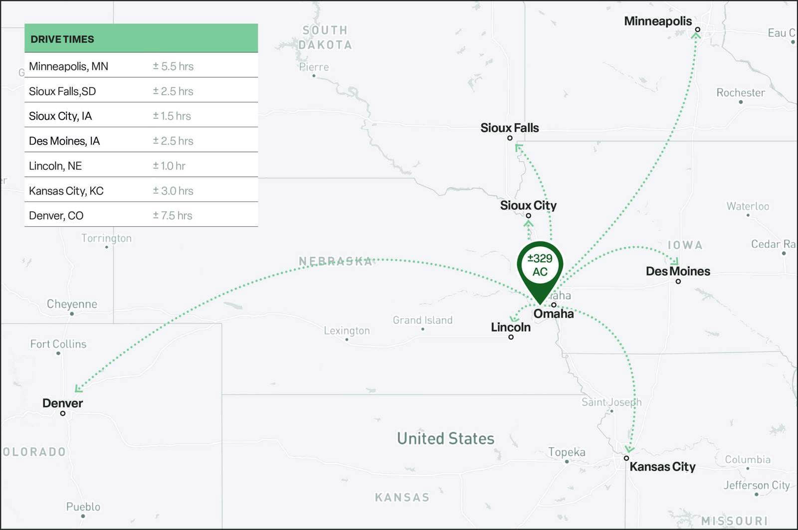 ±329 Acres For Sale US-30 & N County Rd 26, Elkhorn Township, NE 68025, USA - Image 4
