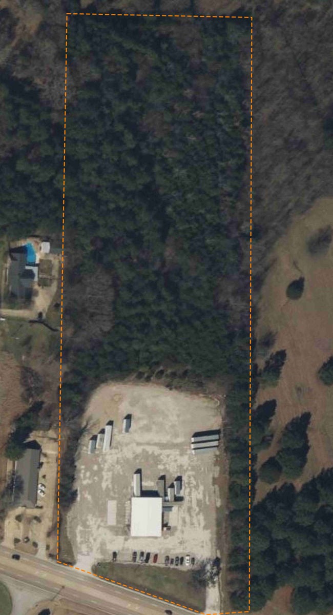 SIte Aerial outlined