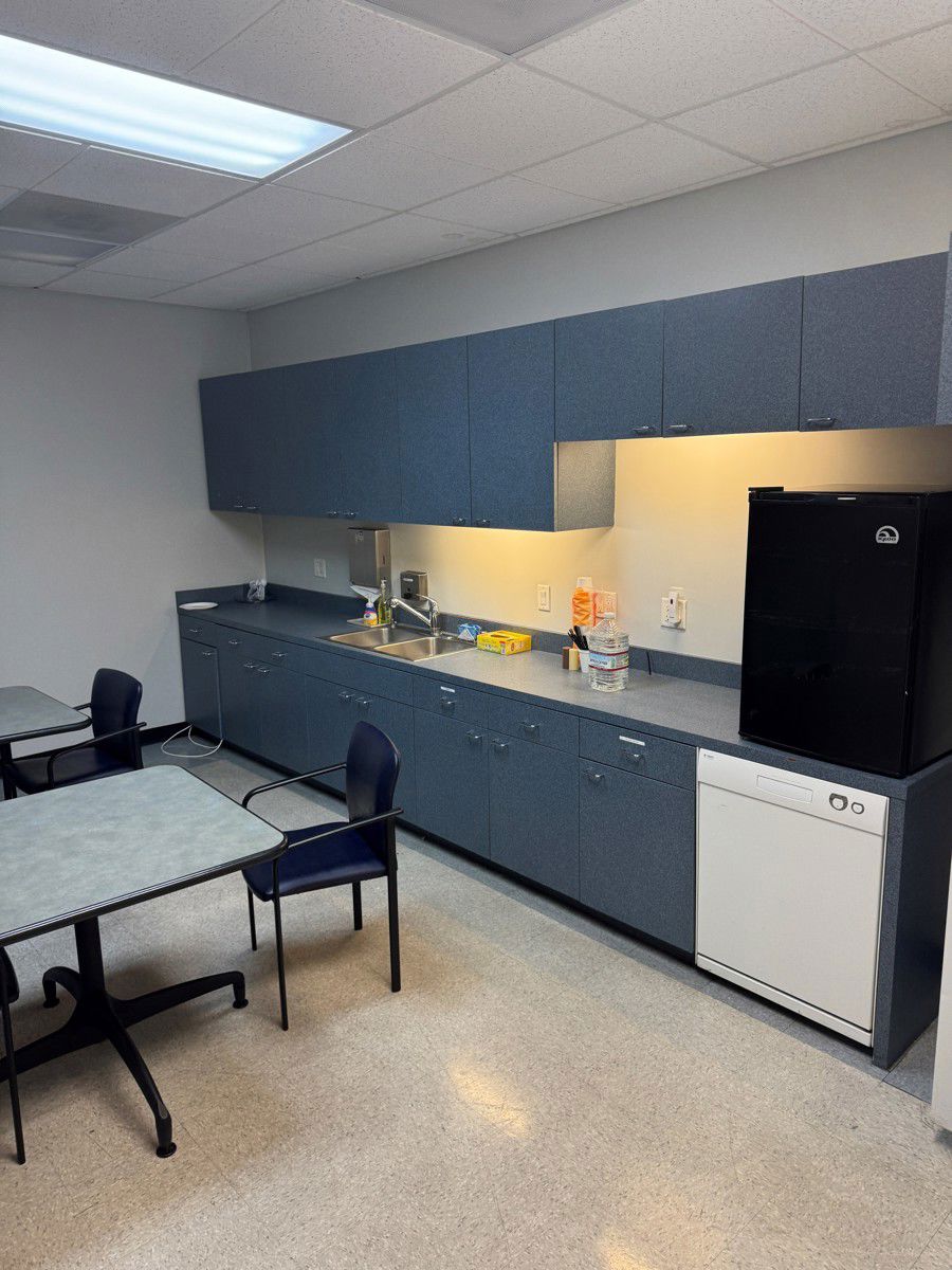 Spacious Break Room with Ample Seating