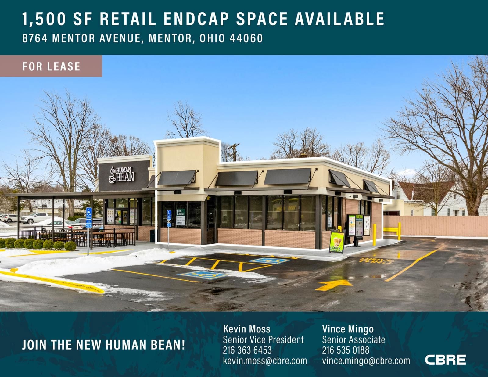 1,500 SF Retail Endcap Space Available 8764 Mentor Avenue - Image 1