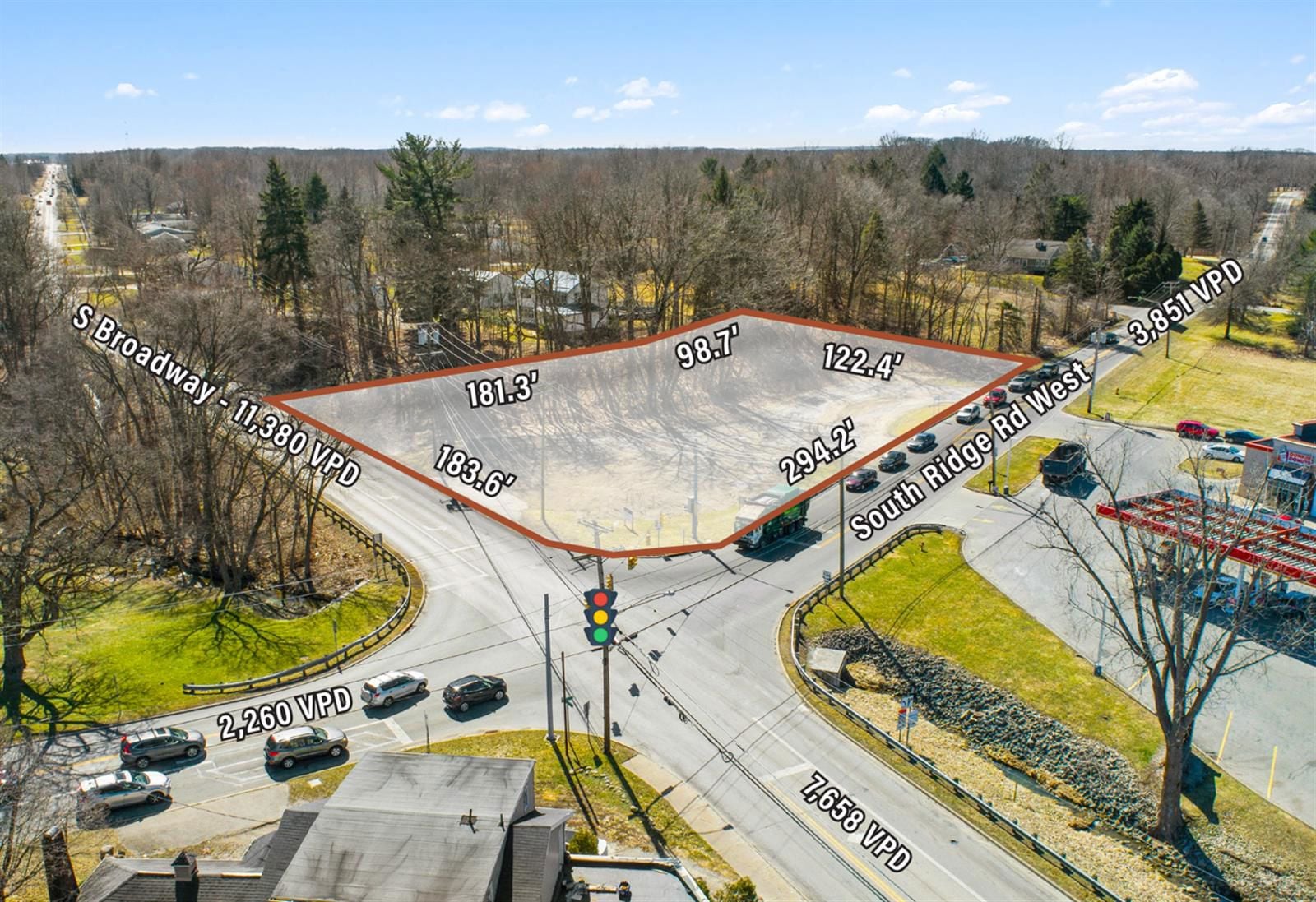 1 Acre Signalized Development Site 1200 South Broadway - Image 2