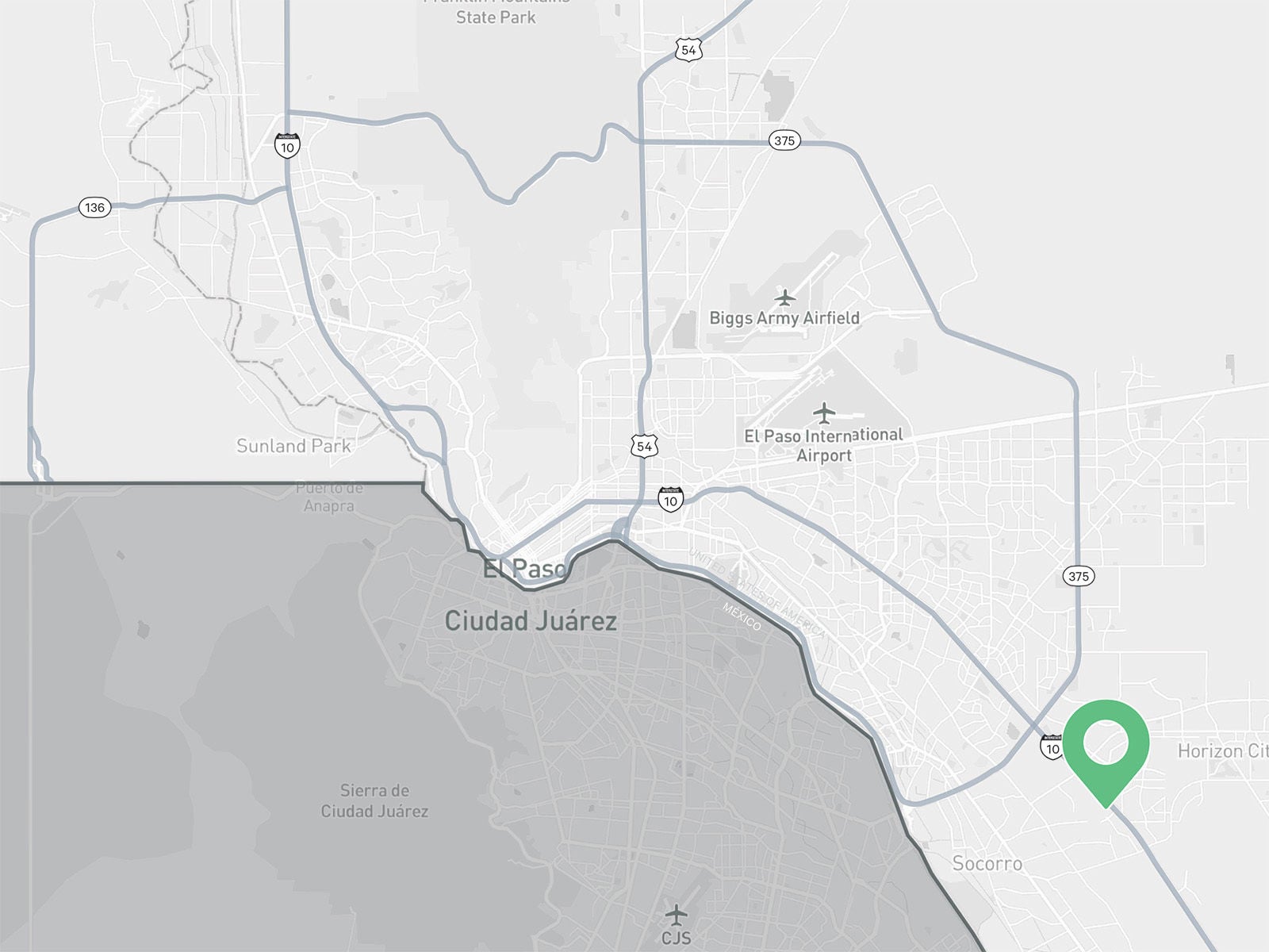 Puzio (11080 Gateway Boulevard East) - Map