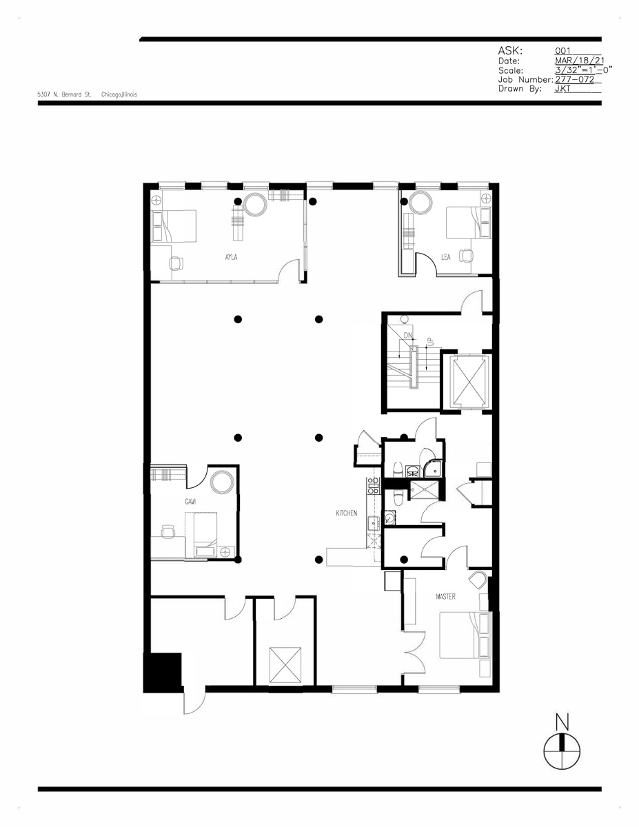 Suite 400 (Residential) - 3,300 SF 