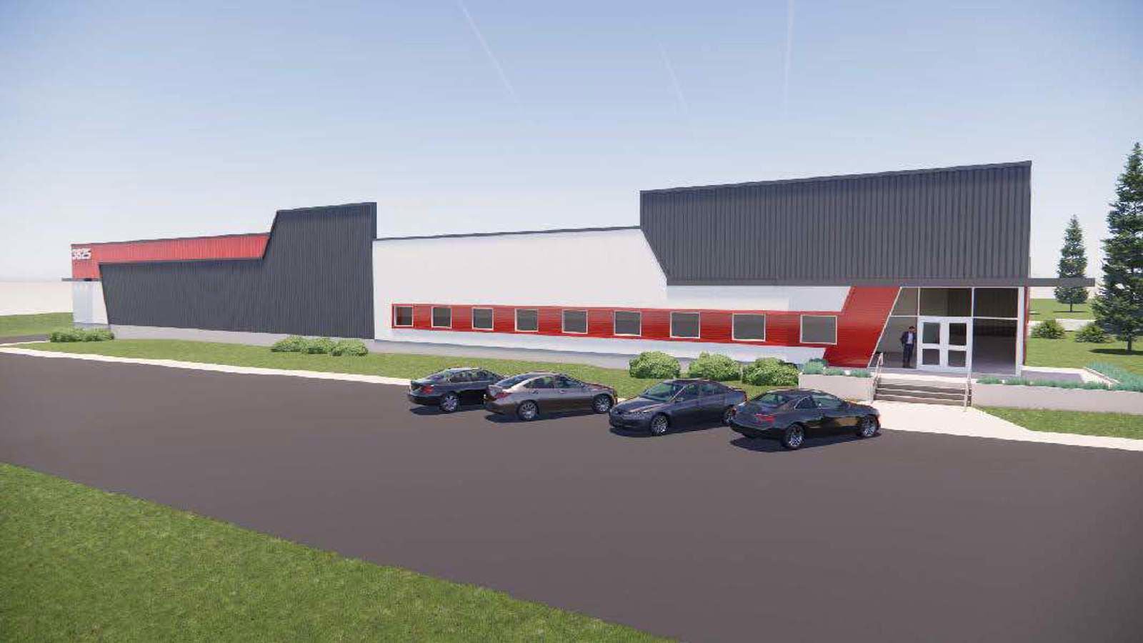 Front Office Side Rendering