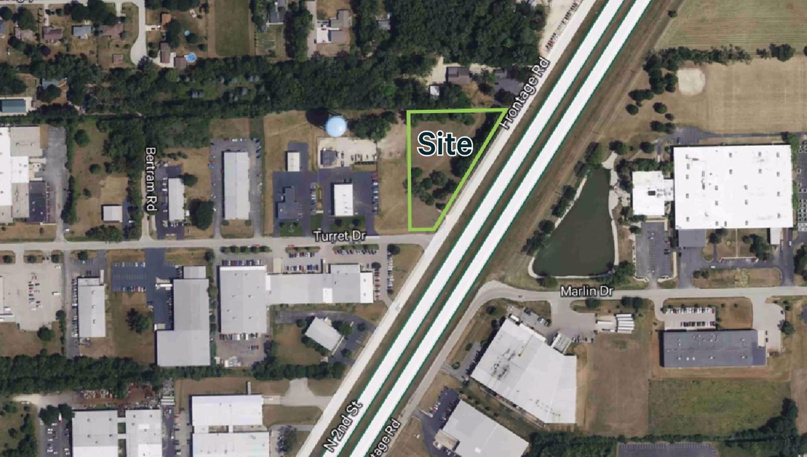 Aerial Map - Site outlined.JPG