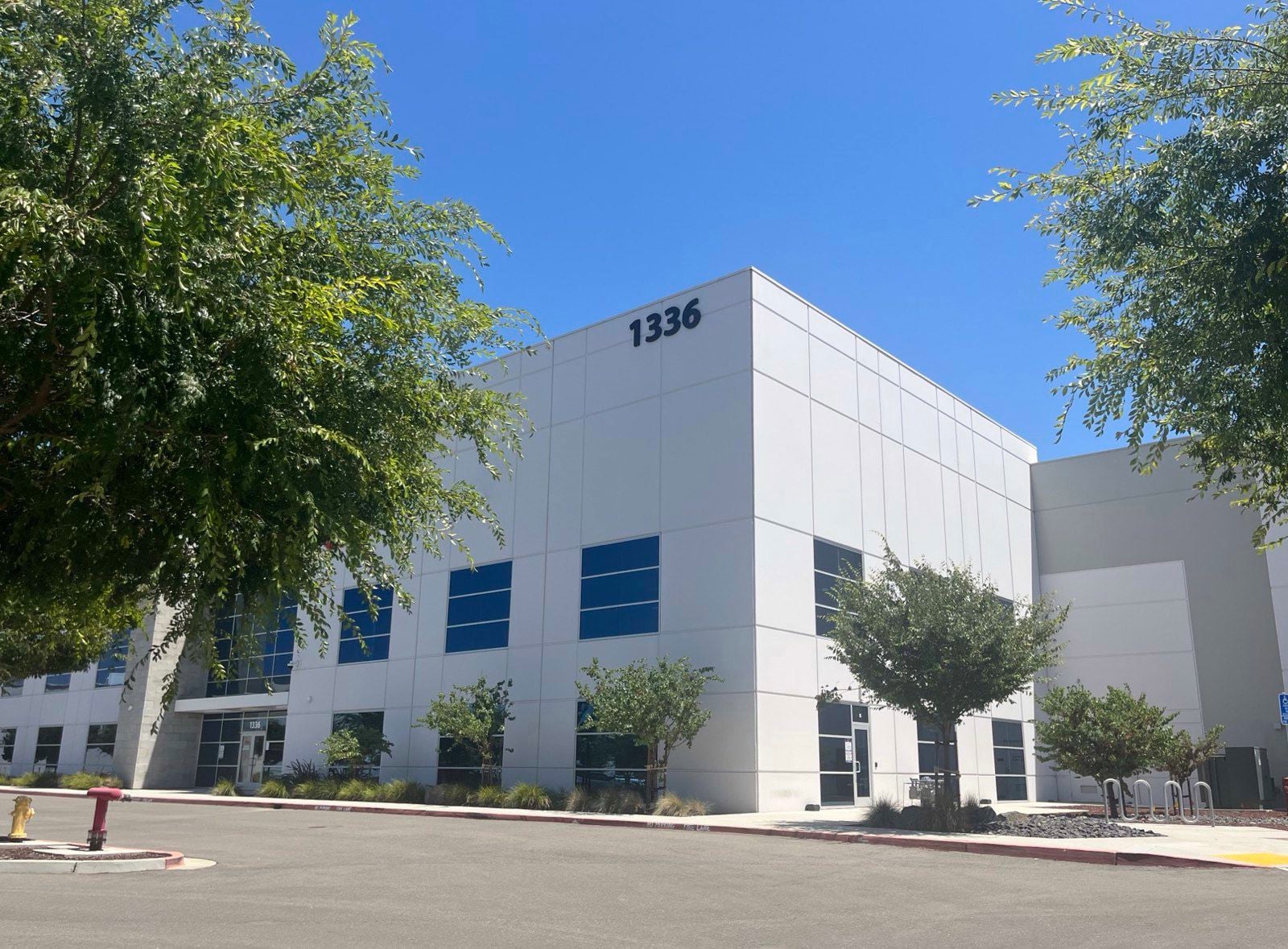 Front of the building