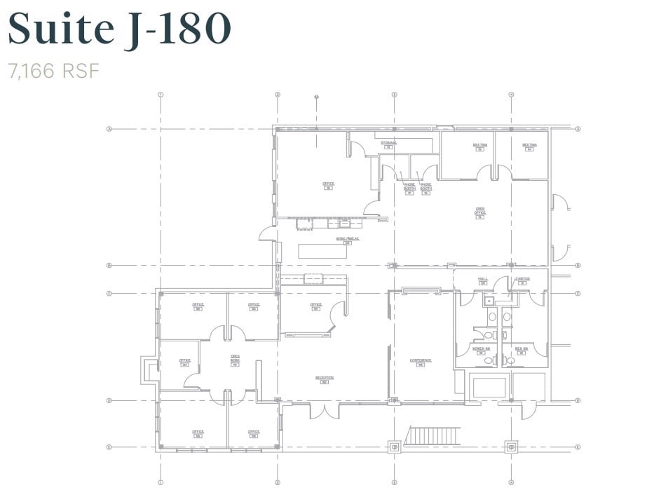 Davenport Village Suite J-180 Floorplan