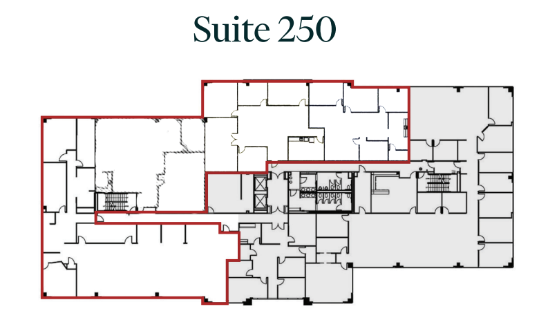 Barton Creek Plaza II Floorplan Sublease