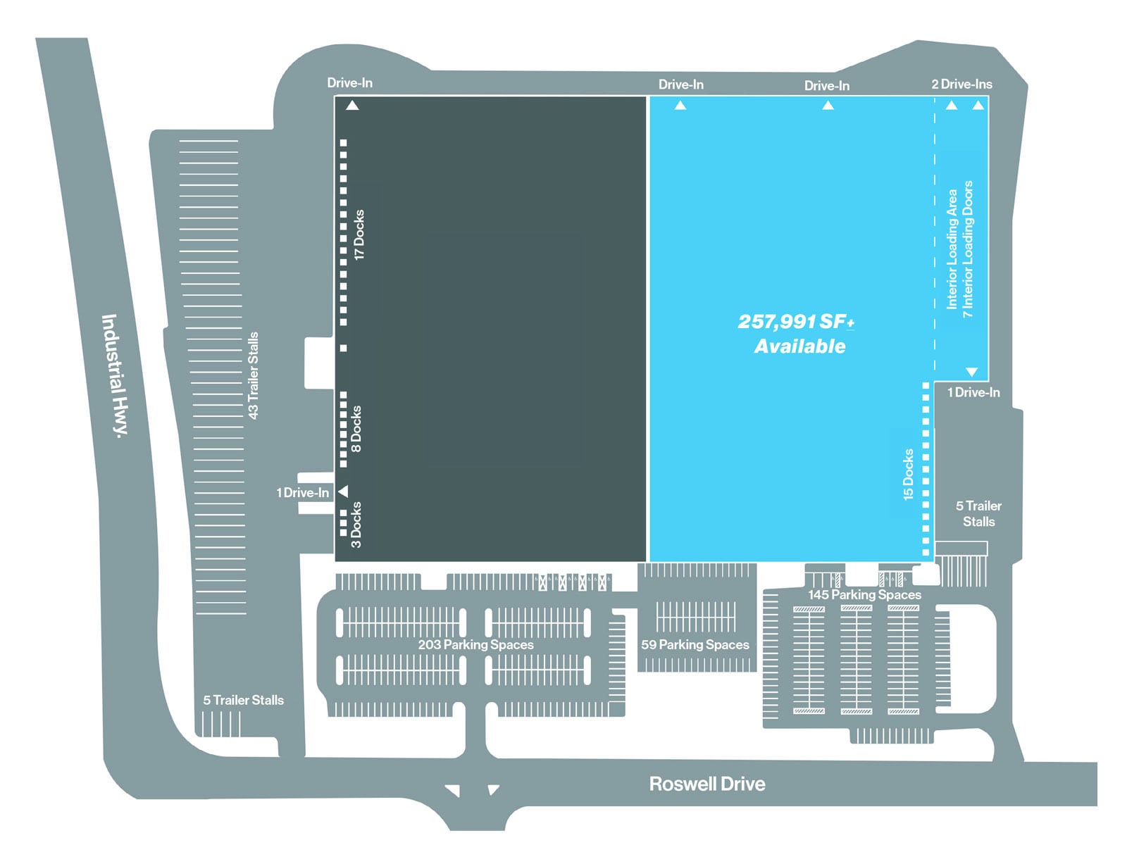 257,991 SF site-floor plan GL