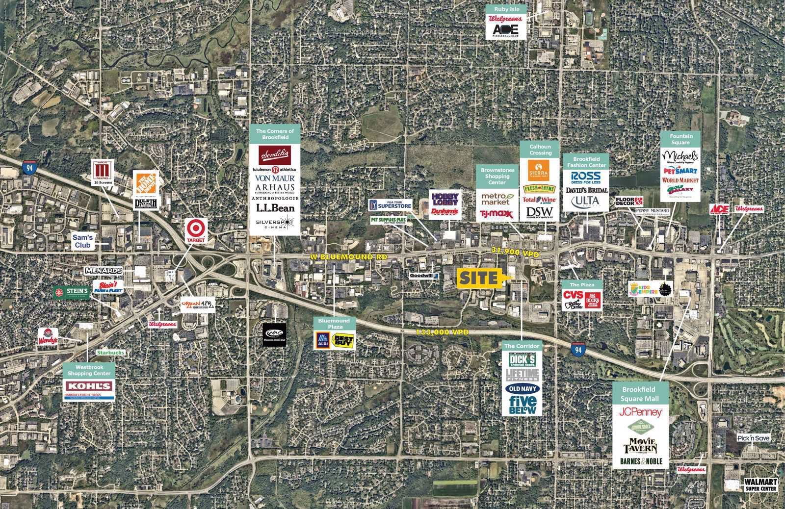 Shoppes at The Corridor - Hight Flight Aerial