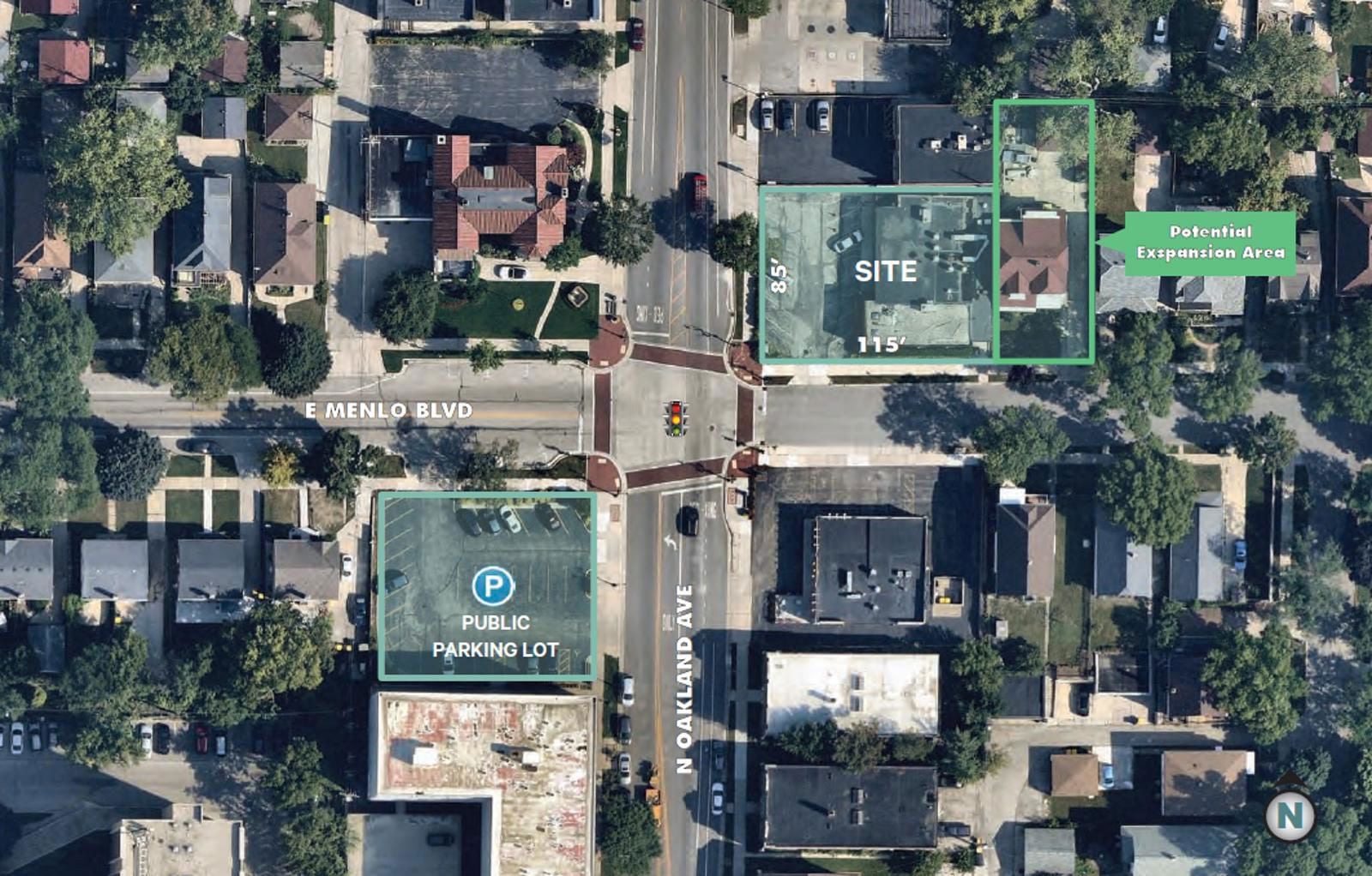 Site Aerial_3600 N Oakland, Shorewood