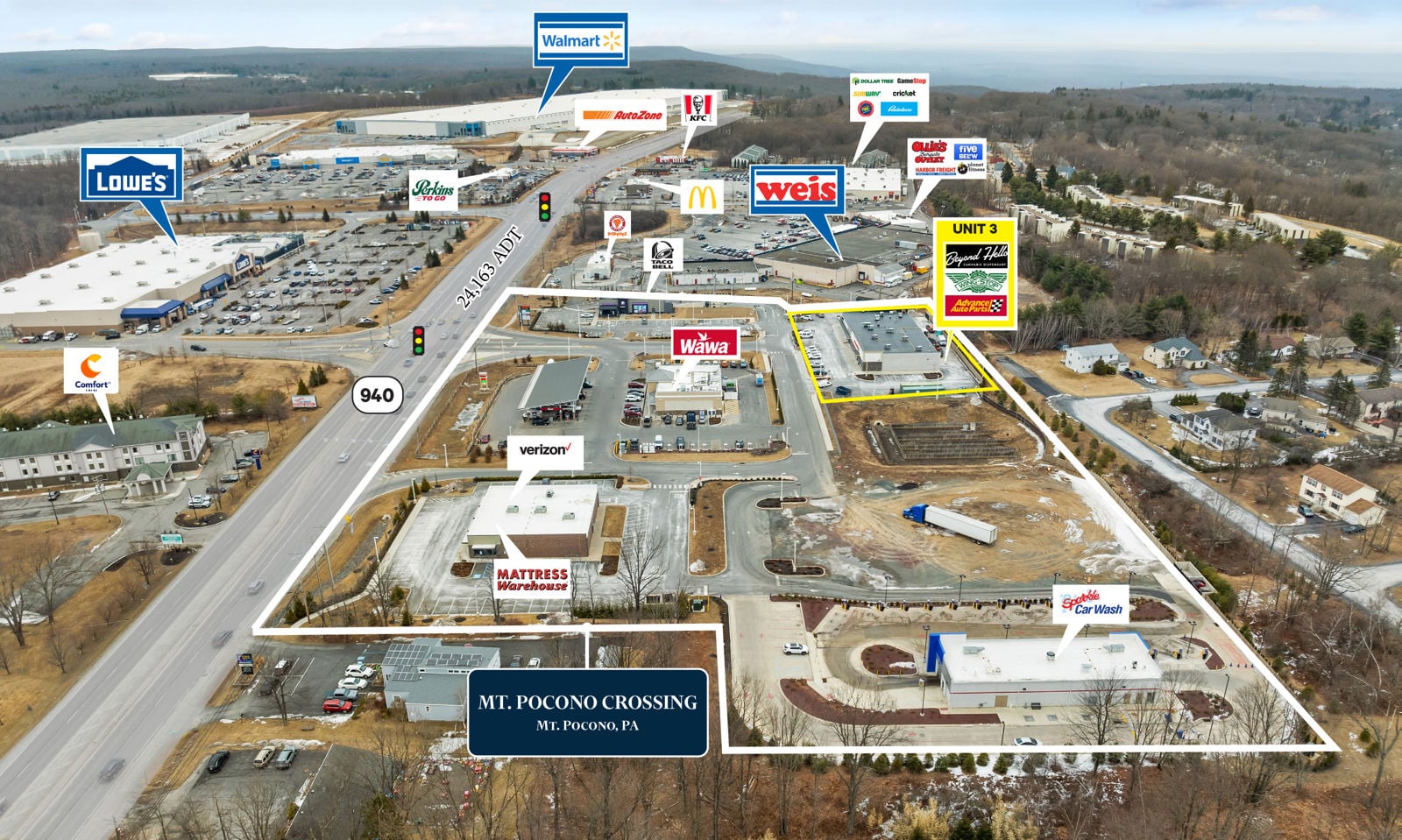 Mt. Pocono OM Aerial