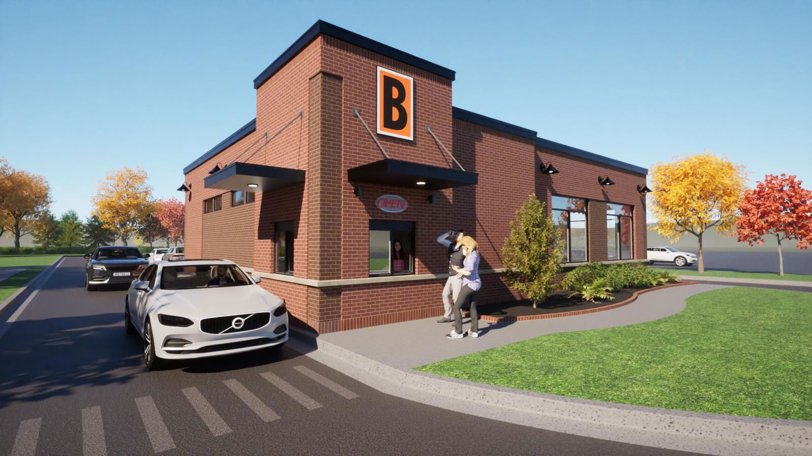 Walk up window and drive thru