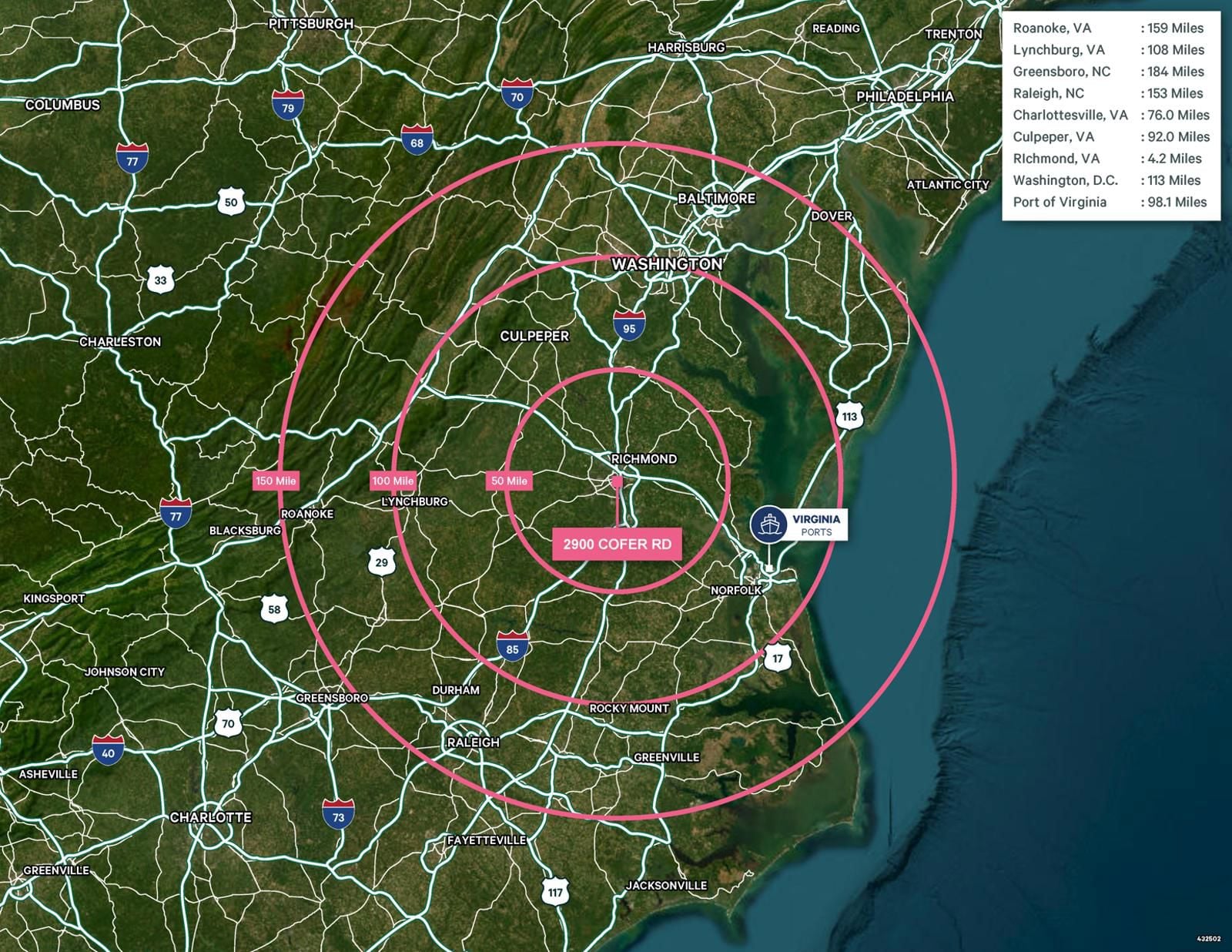 432502_2900 Cofer Road_Radius Map (1)