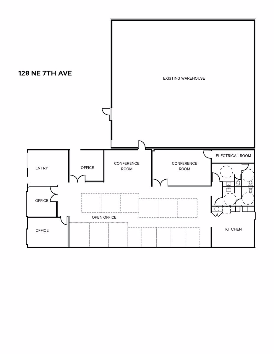 Floorplan 128 NE 7th Ave