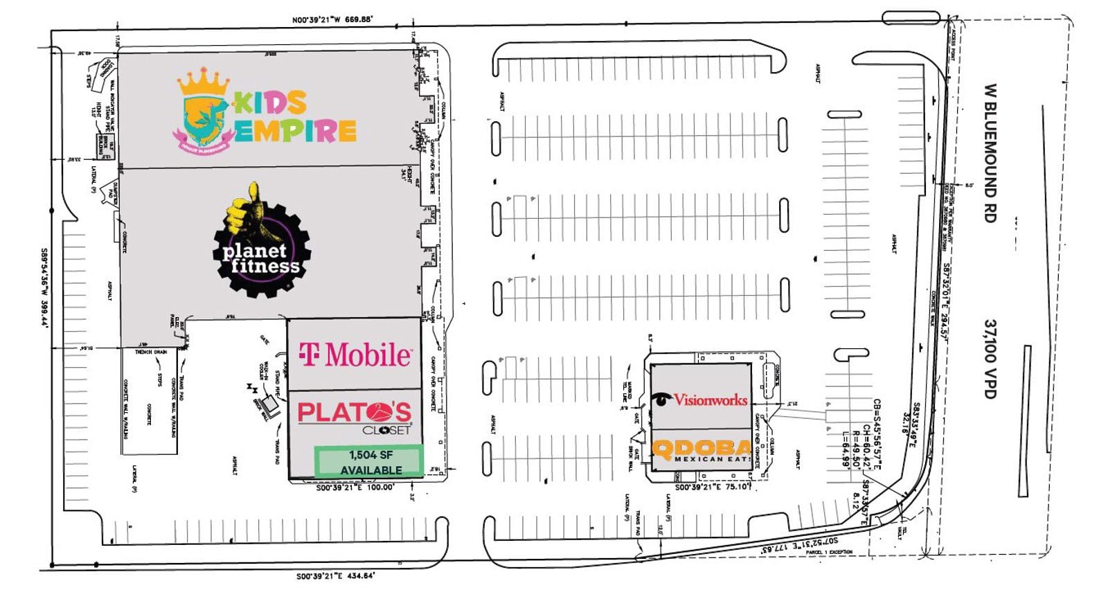Site Plan_Shops on Bluemound