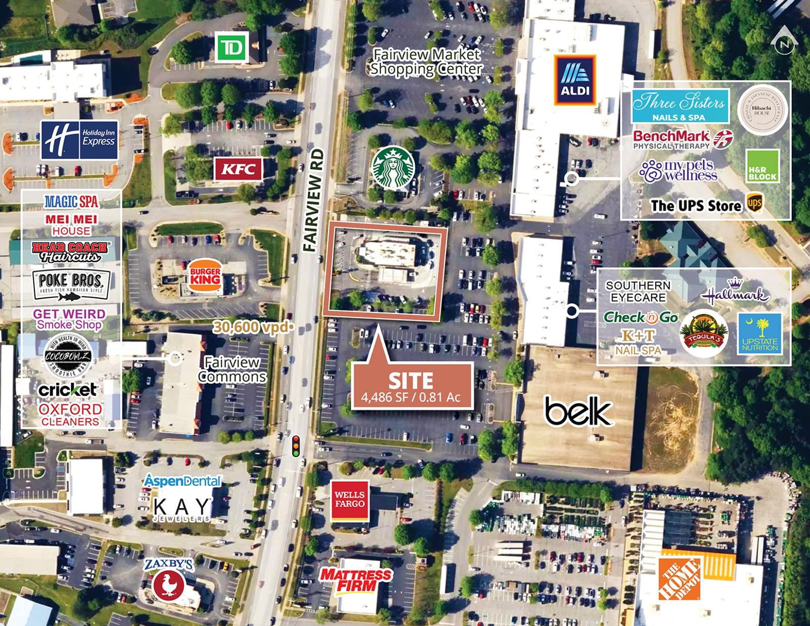 Simpsonville SC_Site Map