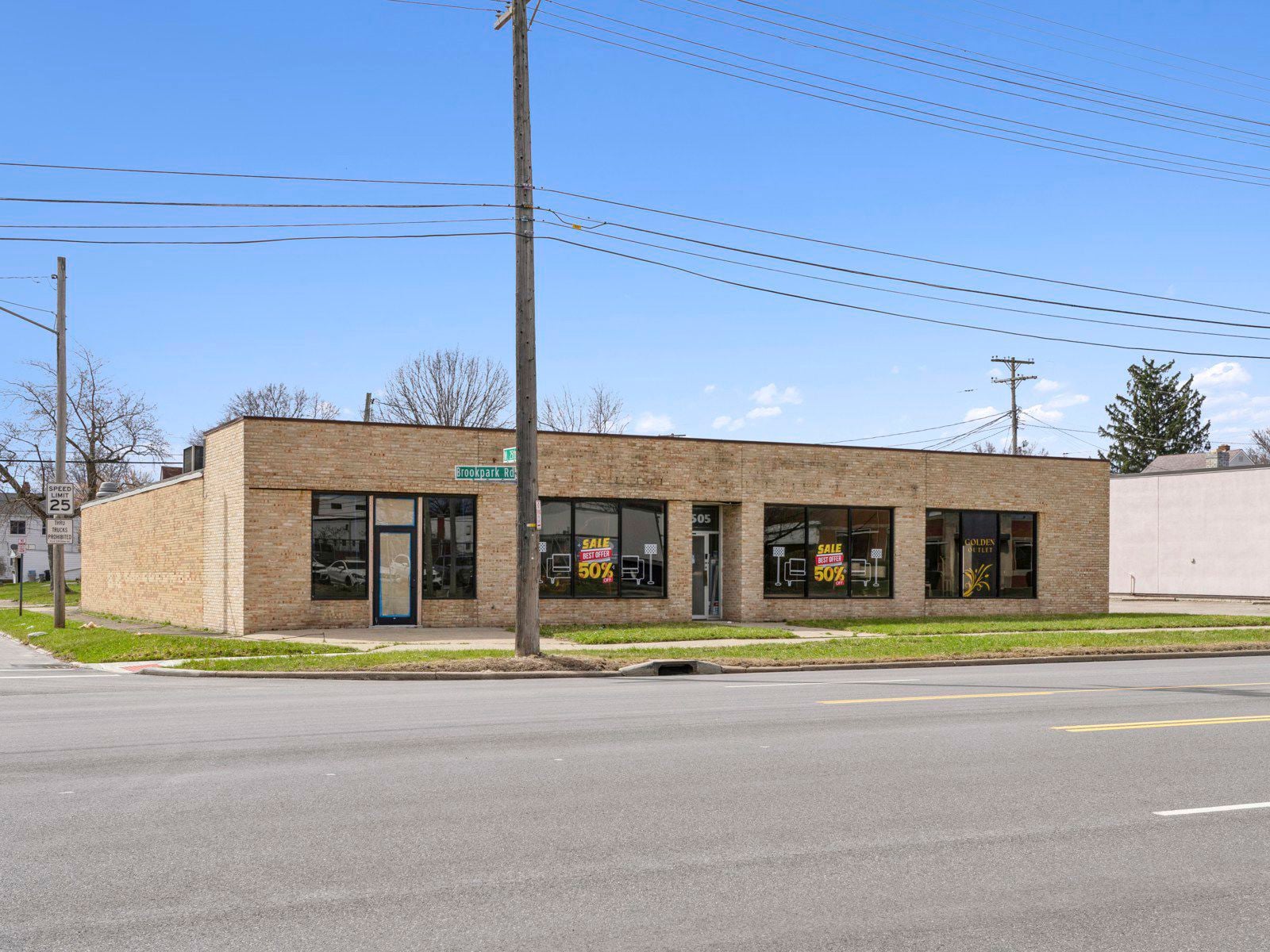 Highly Visible Freestanding 6,160 SF Building 2503 Brookpark Road - Image 1