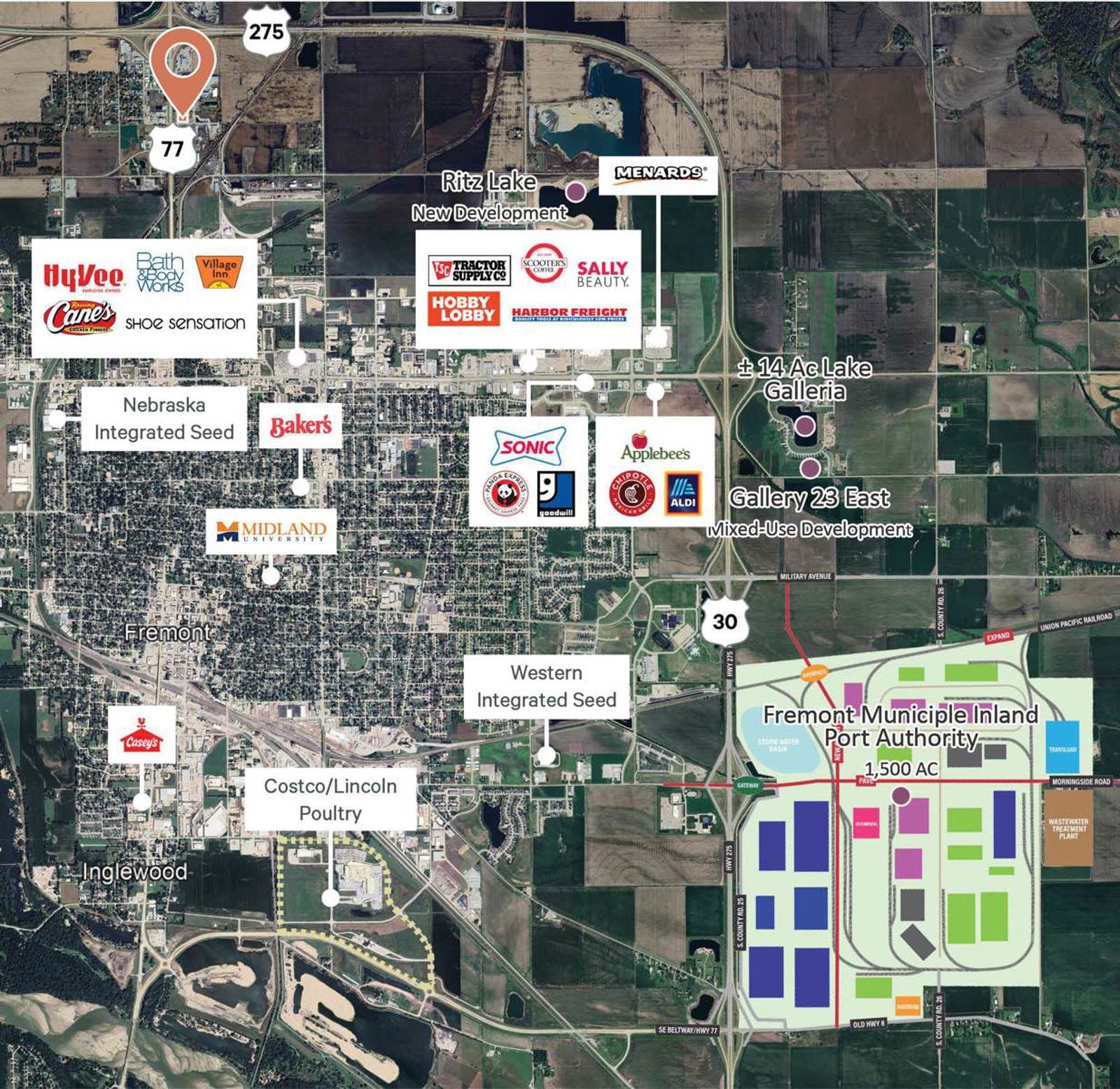 Land Near Highway 275/77 NEC Broad St & E Cathy St, Platte Township, NE 68025, USA - Image 4