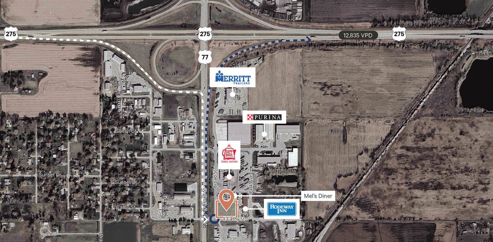 Land Near Highway 275/77 NEC Broad St & E Cathy St, Platte Township, NE 68025, USA - Image 1