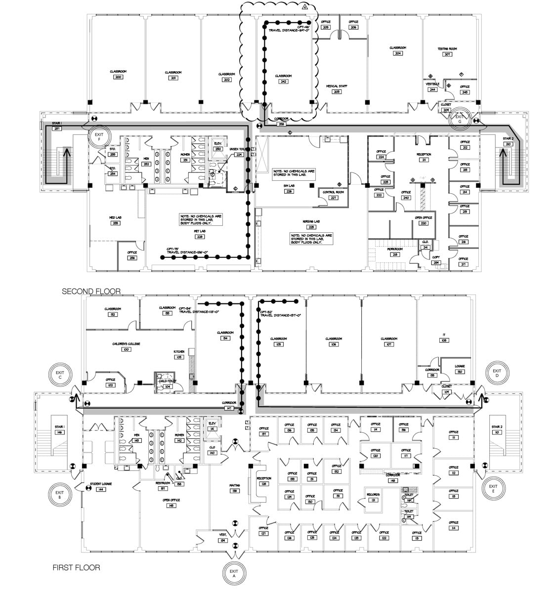 1st & 2nd Floor Plan