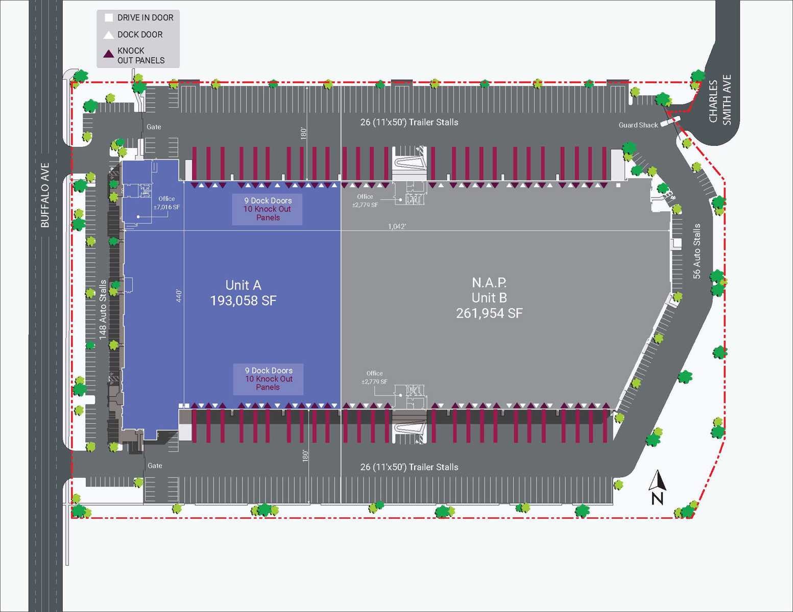 193,058 SF - 9471 Buffalo Ave_Site Plan_01-30-2026