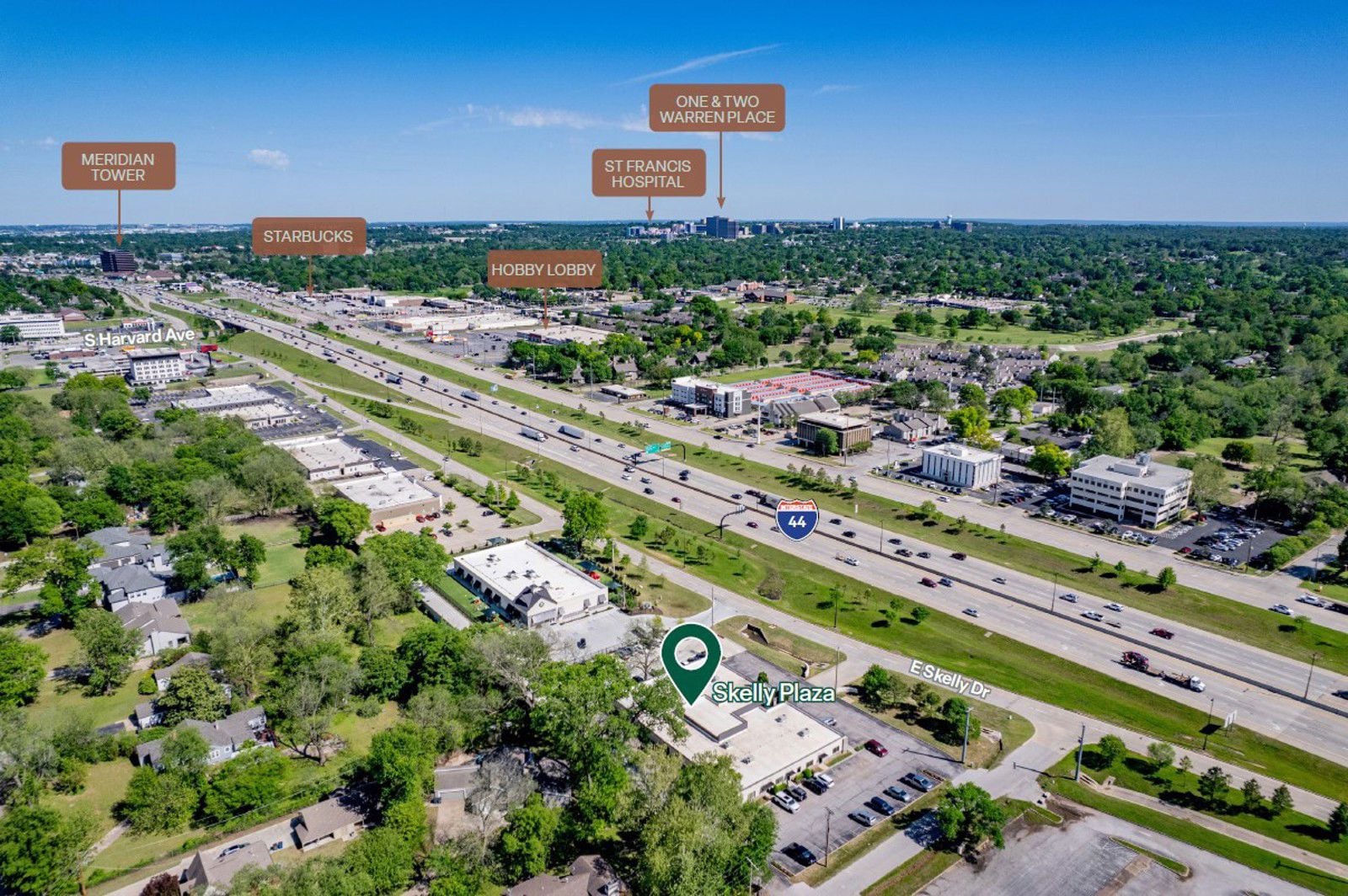 Marked Aerial-SE View