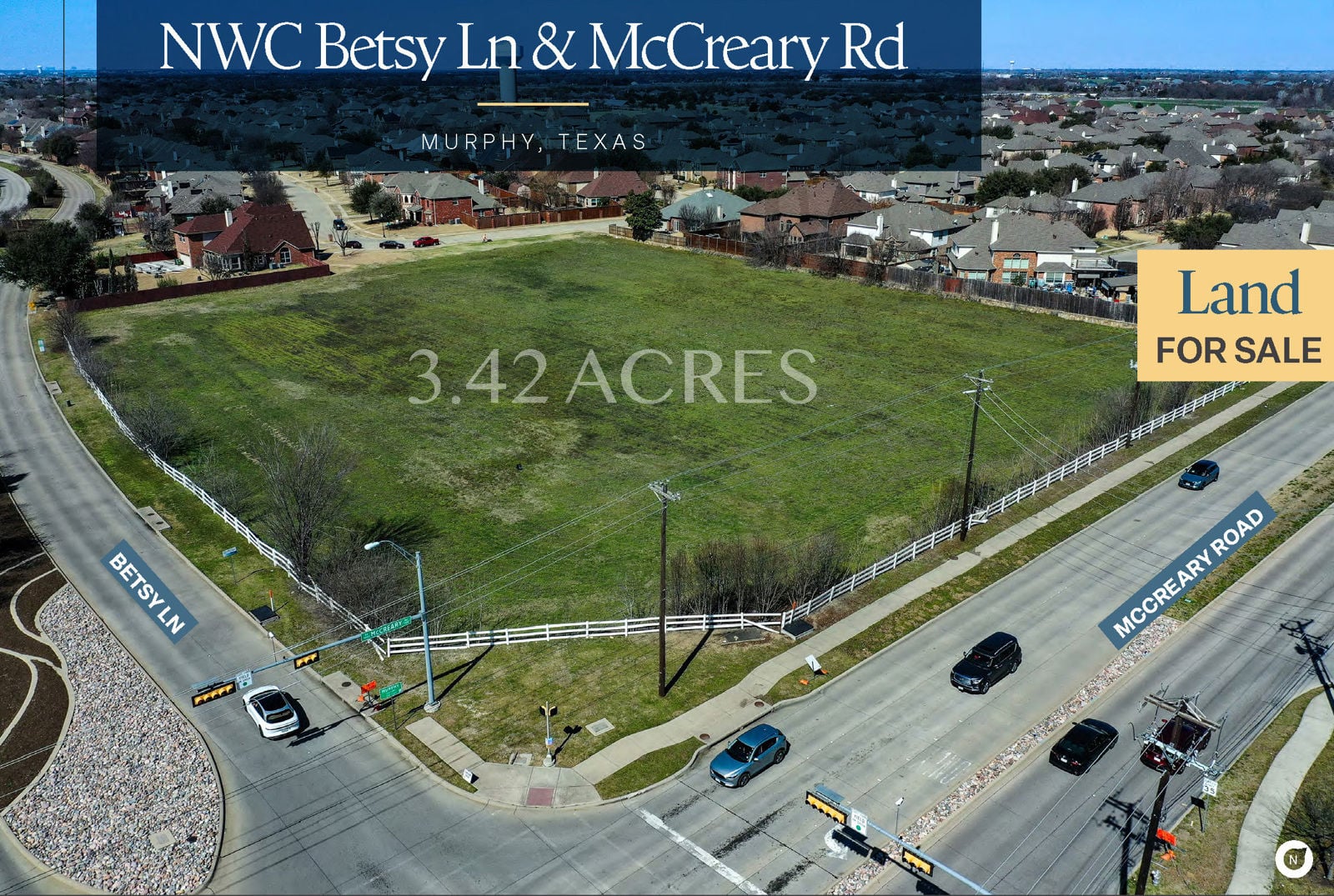 Murphy TX - 3.42 Acres NWC Betsy Ln & McCreary Rd - Image 1