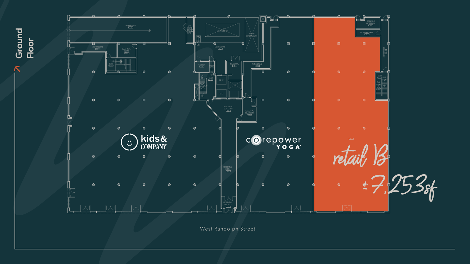 1313 W Randolph - Floor Plan