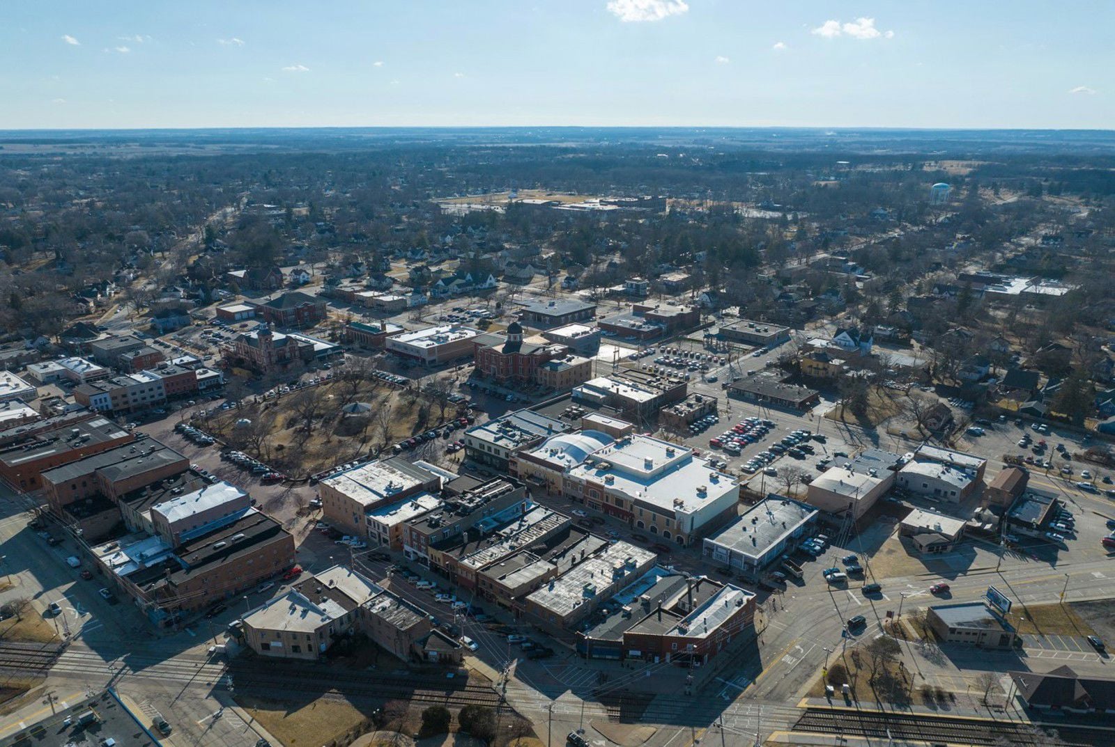 Aerial View - 118 Cass