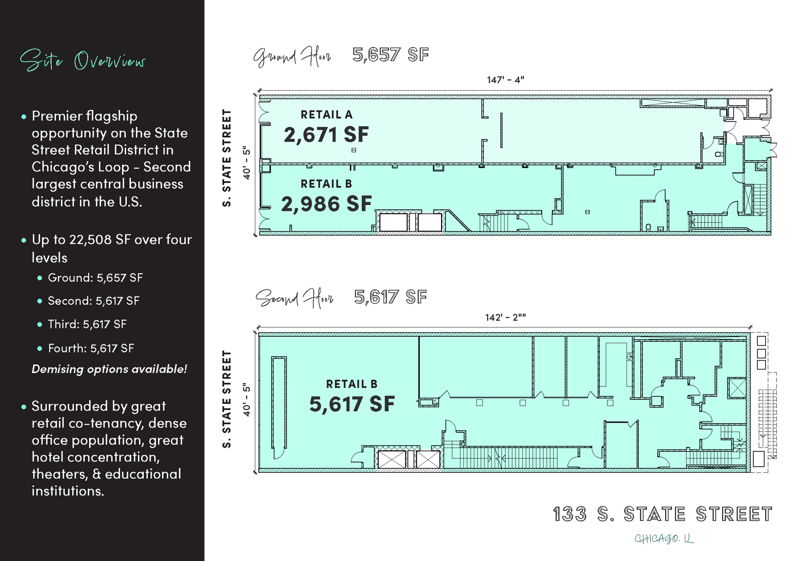 133 S State Floor Plan
