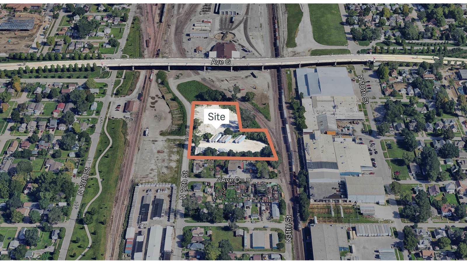 1.05 Acres of Outdoor Storage N 12th St & Ave F, Council Bluffs, IA 51501, USA - Image 1