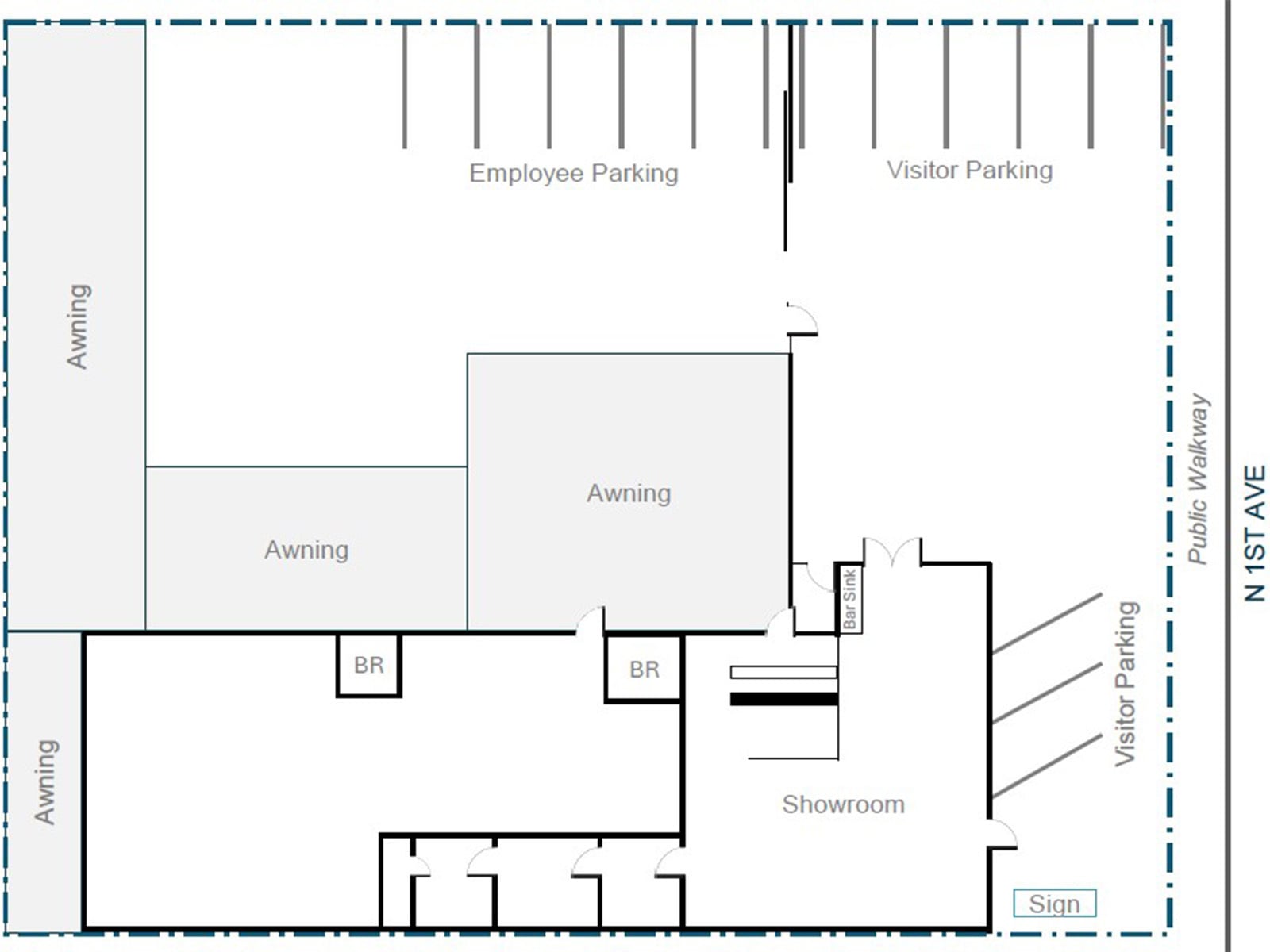 3333 N 1st Ave - Site Plan