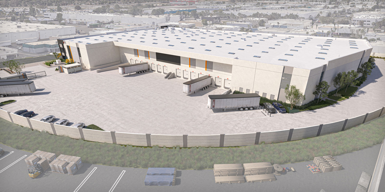 4564REX 5235 E Hunter Ave, Dock Aerial