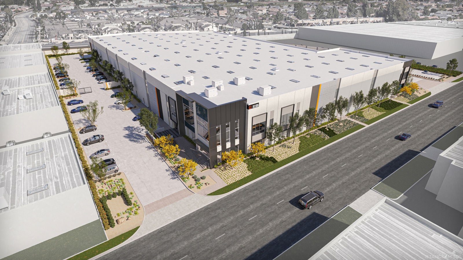 4564REX 5235 E Hunter Ave, Entry Aerial