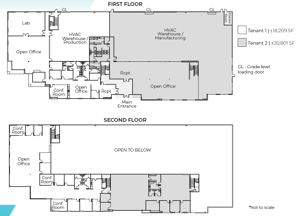 6759 Mesa Ridge Floor Plan - Proposed Demising Plan