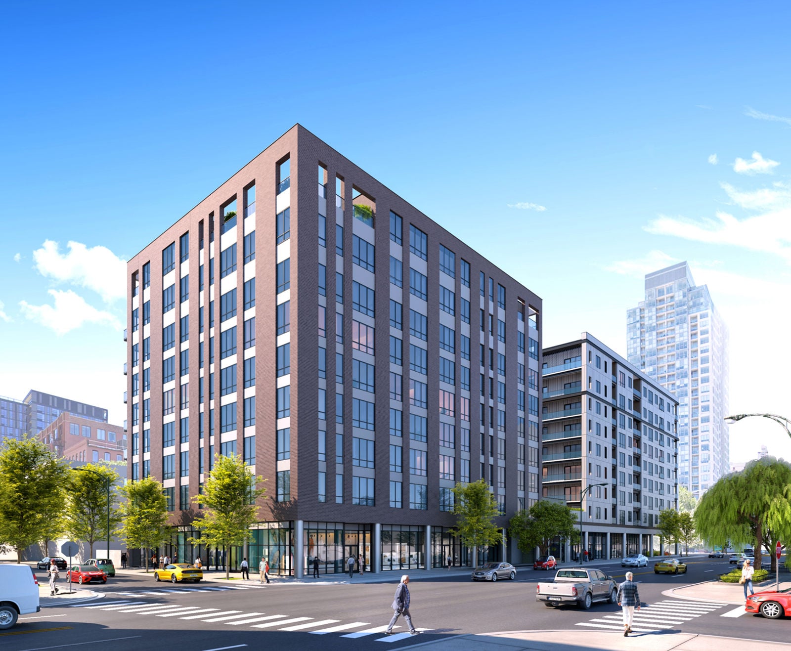 Chicago+Hudson Bordeaux SW View