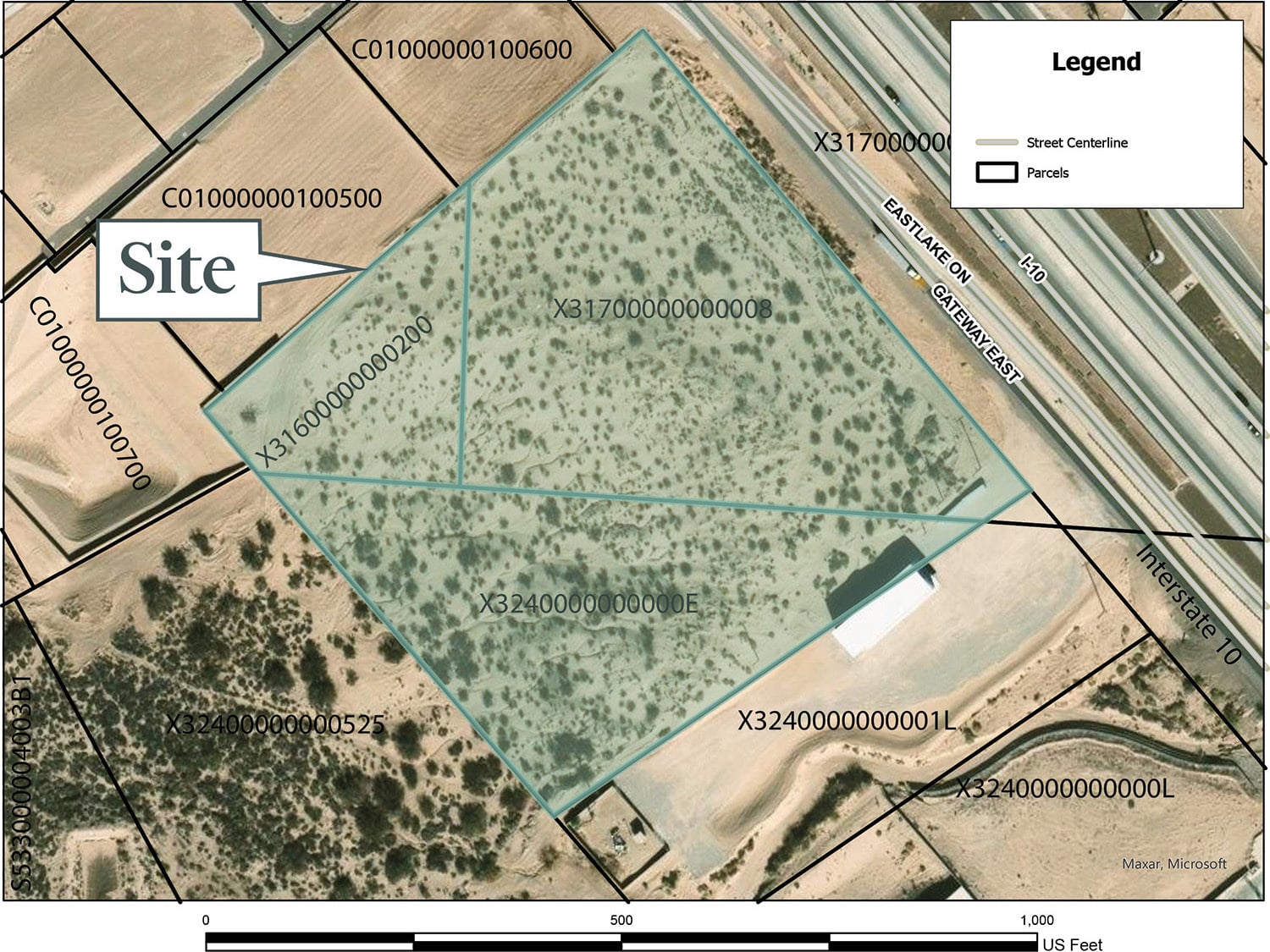 SEQ Nuevo Hueco Tanks & Gateway Blvd. - Land Survey