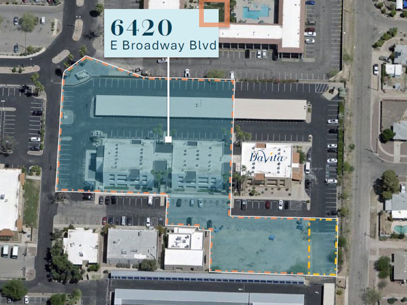 6420 E Broadway - Aerial
