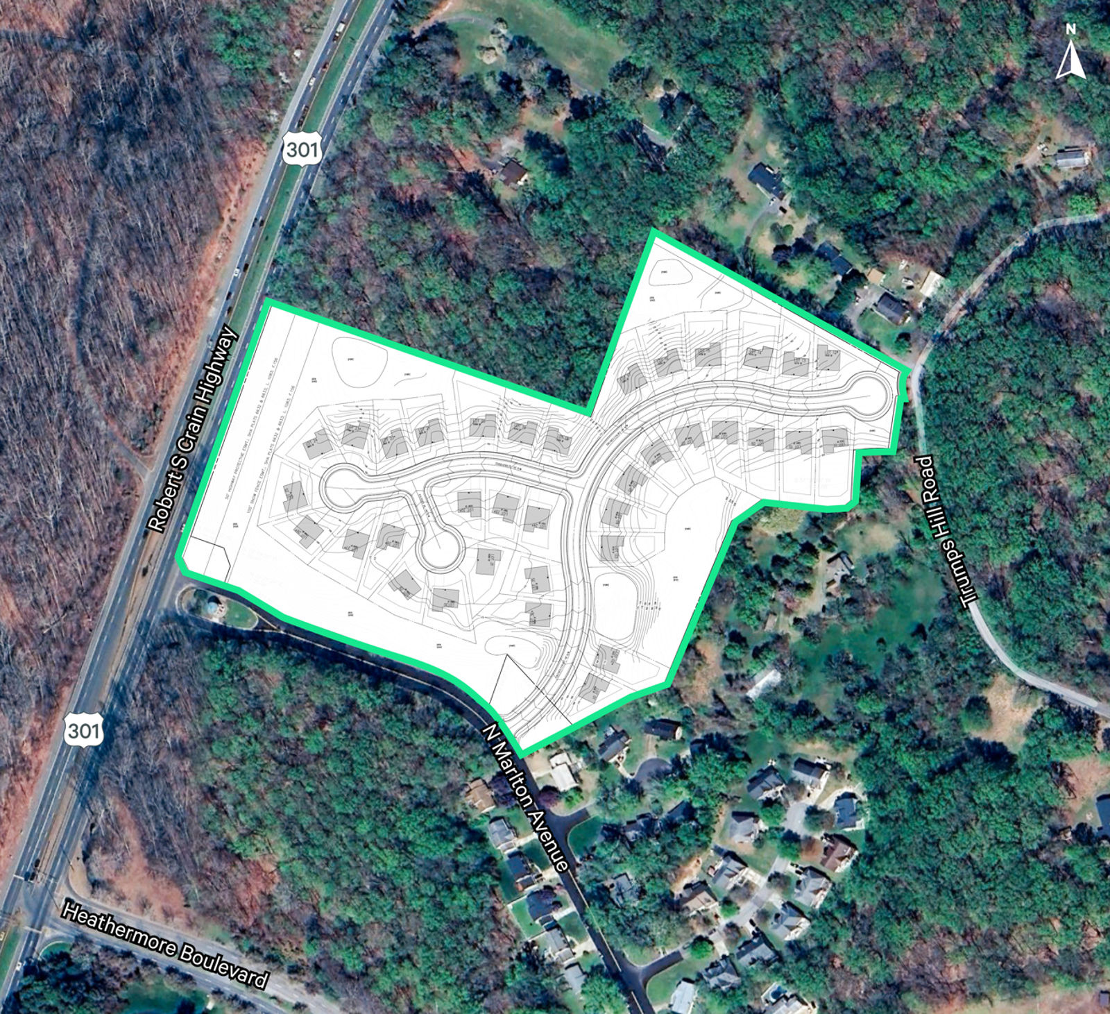 Crain Highway - Map 1