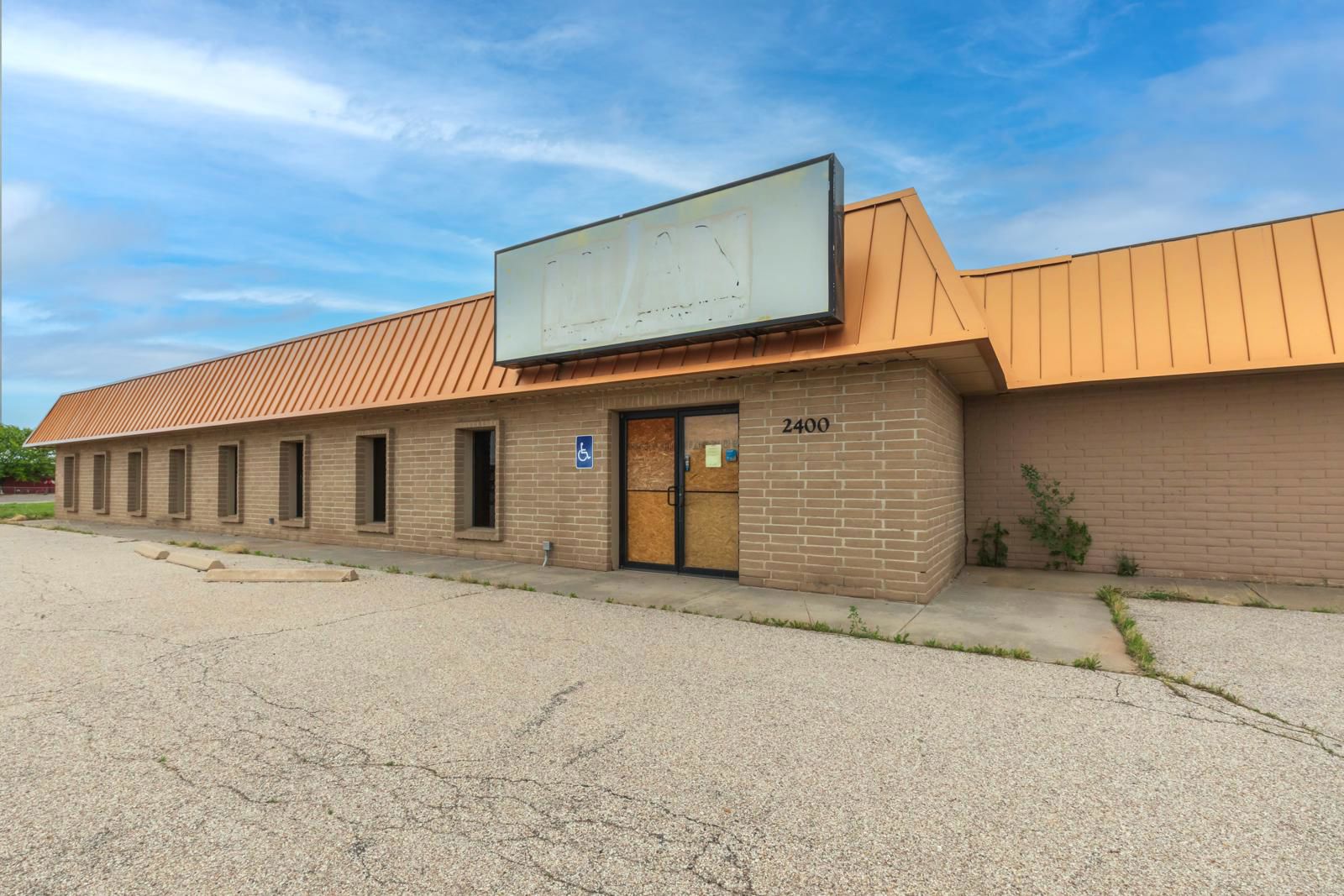 FRONT VIEW 1 w blue sky