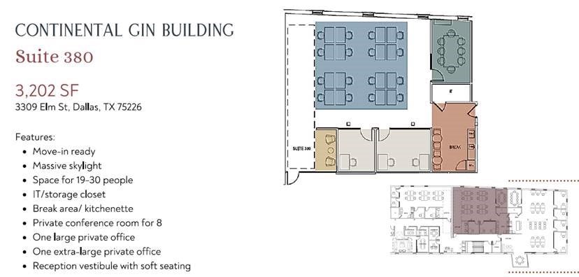 Suite 380 Plan