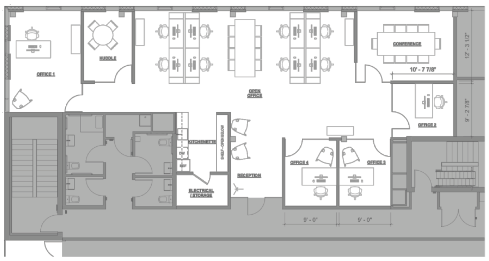 Silica, Suite 400 - Floor plan