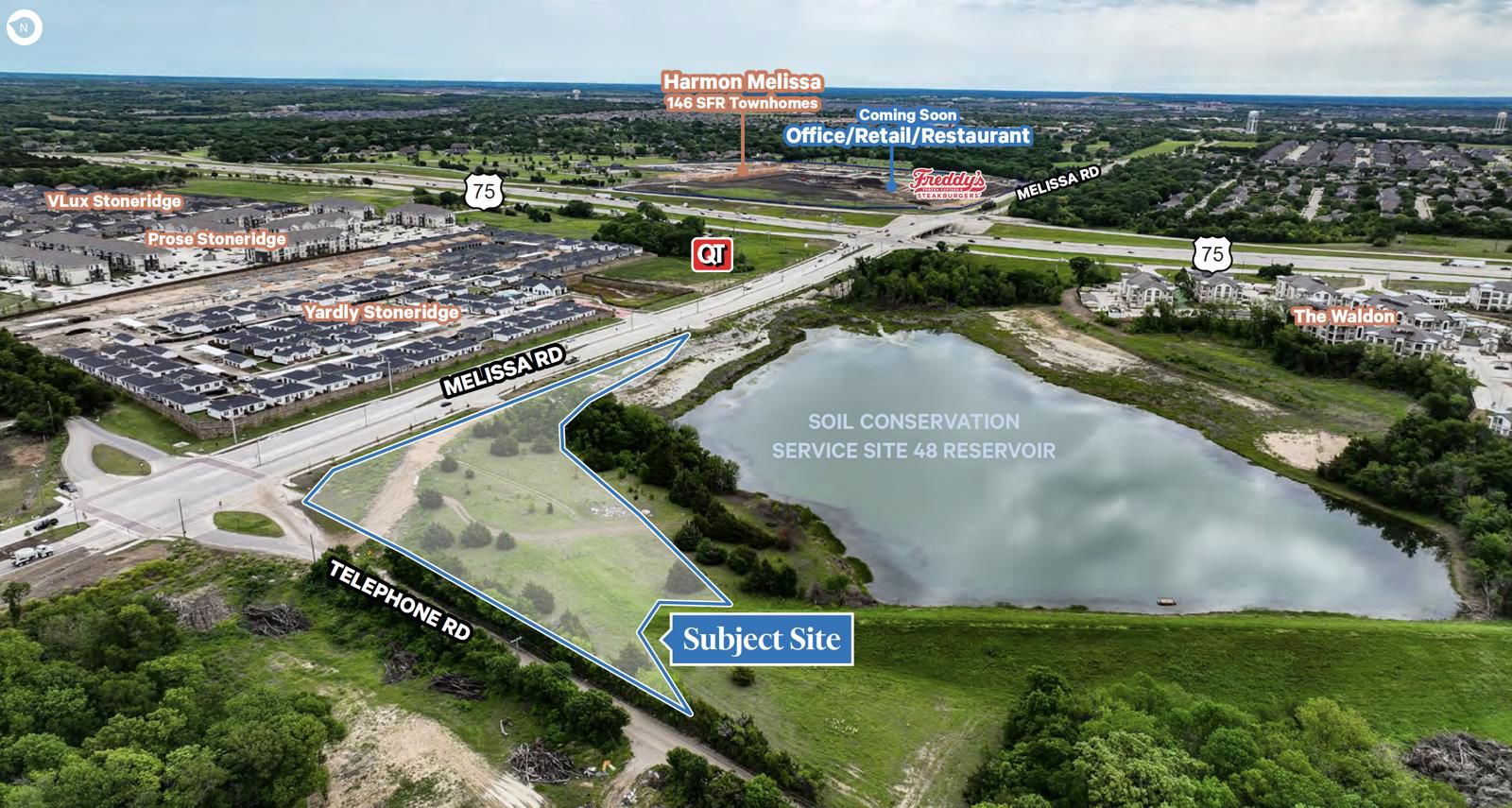 3.029 Acre Land Tract SEC Melissa Rd & Telephone Rd - Image 1