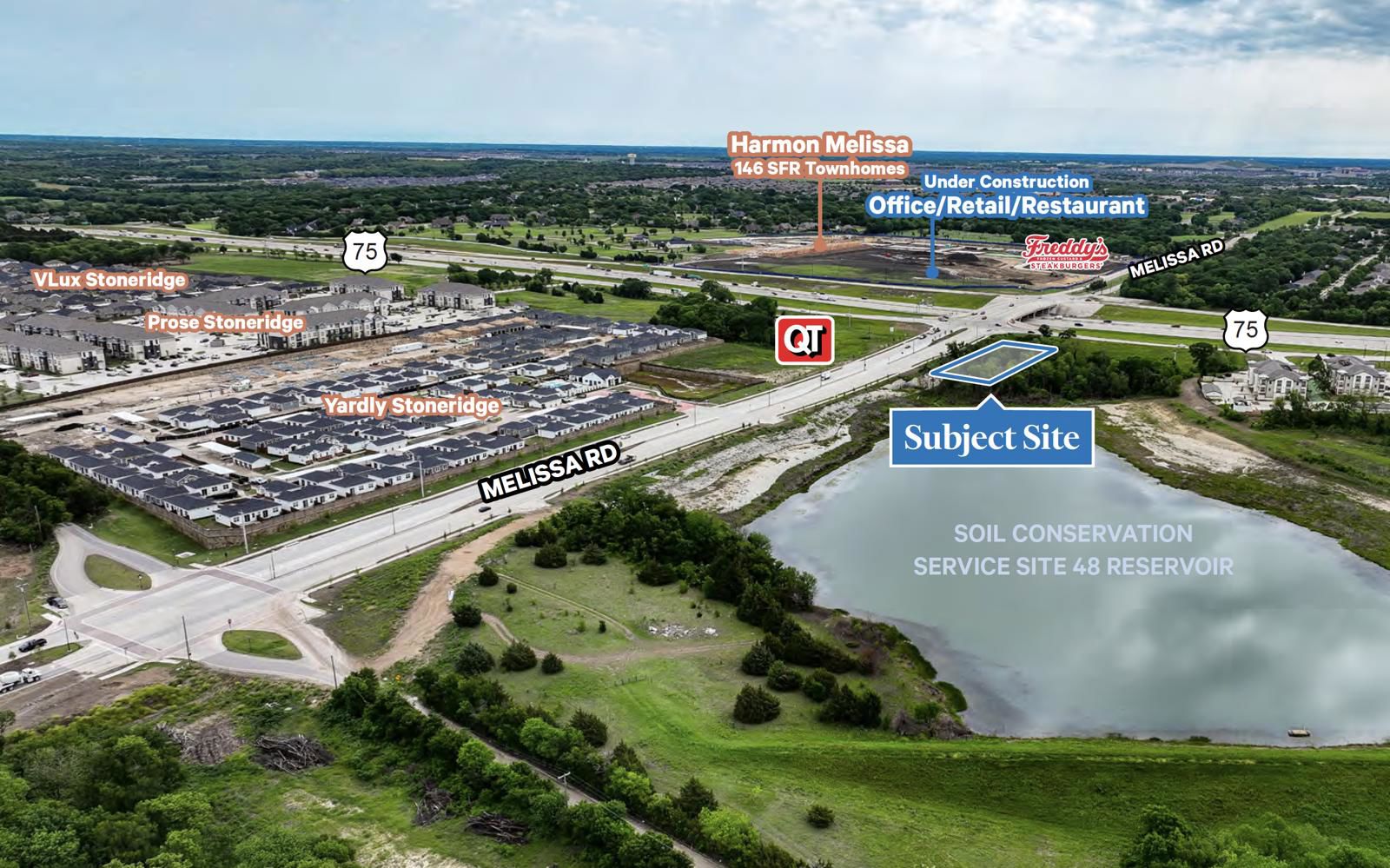 1.439-Acre Pad Site SWC US-75 & Melissa Rd - Image 1