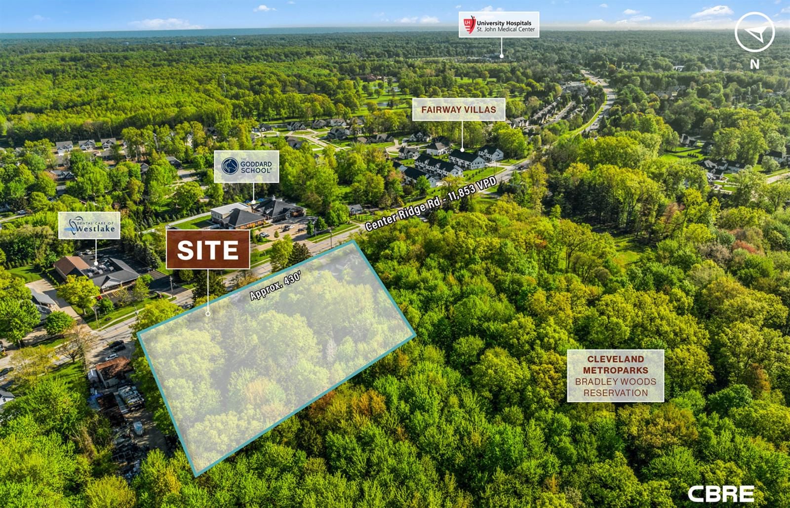 3 Acres (4 Lots) in Westlake 30525 Center Ridge Road - Image 3